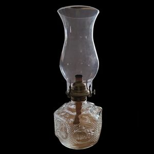 Vintage Glass Oil Lamp